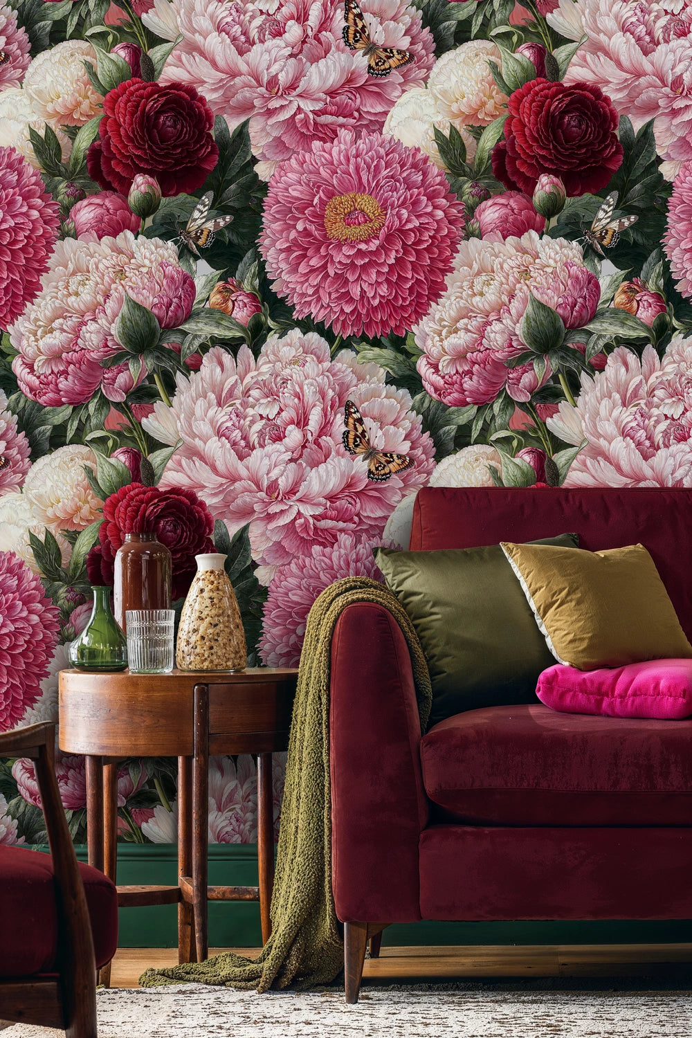 Peony Garden Wallpaper | Floral
