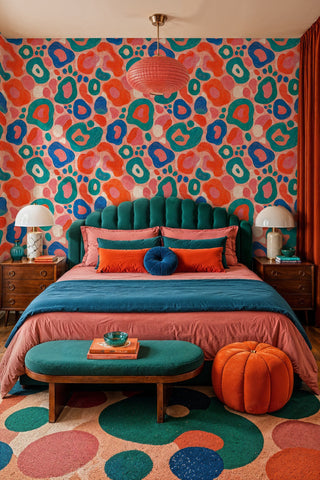 Mambo Merien Collection: Retro Maximalist Wallpaper for Bold Interiors