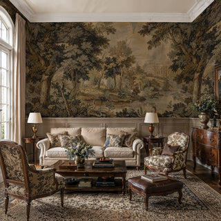 Grand Estate Riverside Landscape Wall Mural