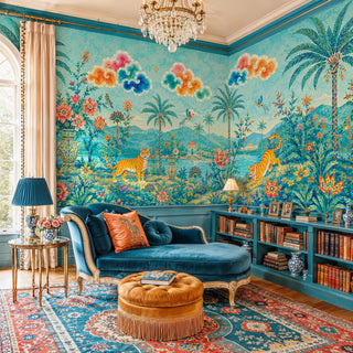 Jaipur Tiger Garden Scenic Wall Mural